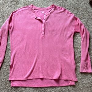 Pink long sleeve top